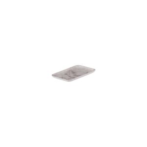 Ryner Melamine White Marble Rectangular Coupe Platter