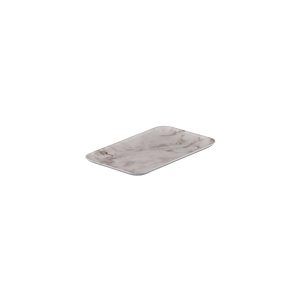 Ryner Melamine White Marble Rectangular Coupe Platter