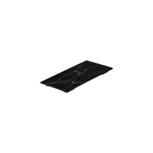 Ryner Melamine Black Marble Flat Rectangular Platter