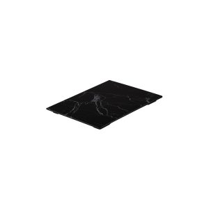 Ryner Melamine Black Marble Flat Rectangular Platter