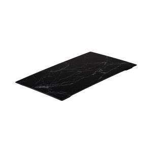 Ryner Melamine Black Marble Flat Rectangular Platter