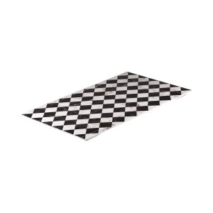 Ryner Melamine Checkered Flat Rectangular Platter