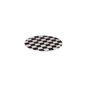 Ryner Melamine Checkered Flat Round Platter
