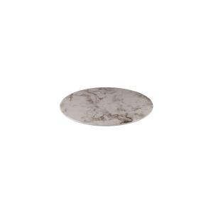 Ryner Melamine White Marble Round Platter