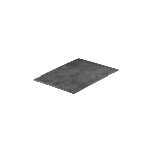 Ryner Melamine Dark Concrete Flat Rectangular Platter