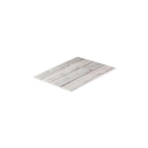 Ryner Melamine Whitewash Flat Rectangular Platter