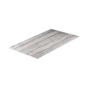 Ryner Melamine Whitewash Flat Rectangular Platter