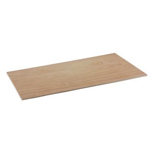 Ryner Melamine Oak White Flat Rectangular Platter