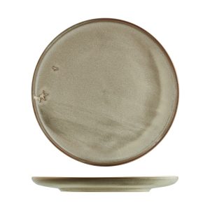 Moda Porcelain Chic Round Coupe Plate
