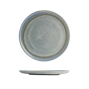 Moda Porcelain Cloud Round Coupe Plate