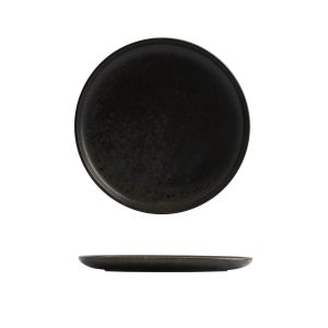 Moda Porcelain Earth Round Coupe Plate