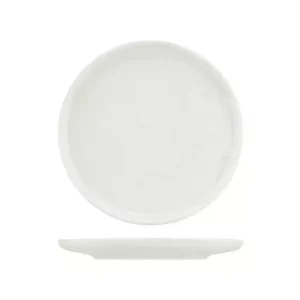 Moda Porcelain Snow Round Coupe Plate