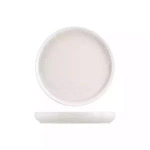 Moda Porcelain Snow Stacka Round Plate