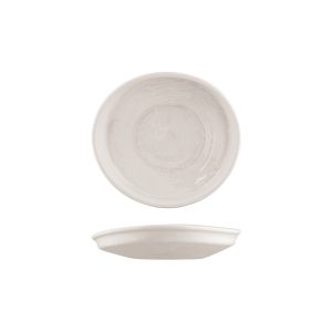 Moda Porcelain Snow Organic Bowl / Plate