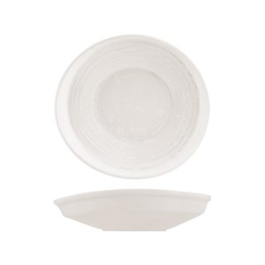 Moda Porcelain Snow Organic Bowl / Plate