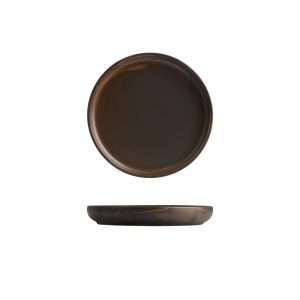 Moda Porcelain Rust Stacka Round Plate