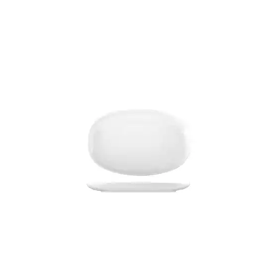 Moda Porcelain Willow Oval Coupe Plate
