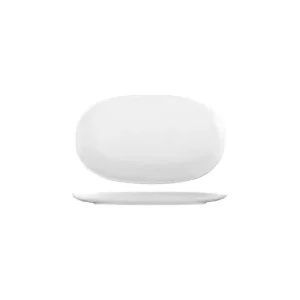 Moda Porcelain Willow Oval Coupe Plate
