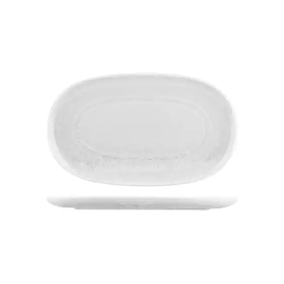 Moda Porcelain Willow Oval Coupe Plate