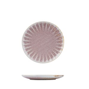 Moda Porcelain Icon Scalloped Round Plate