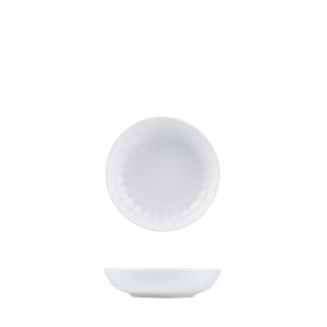 Moda Porcelain Snow Scalloped Share Bowl