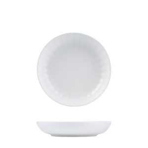Moda Porcelain Snow Scalloped Share Bowl