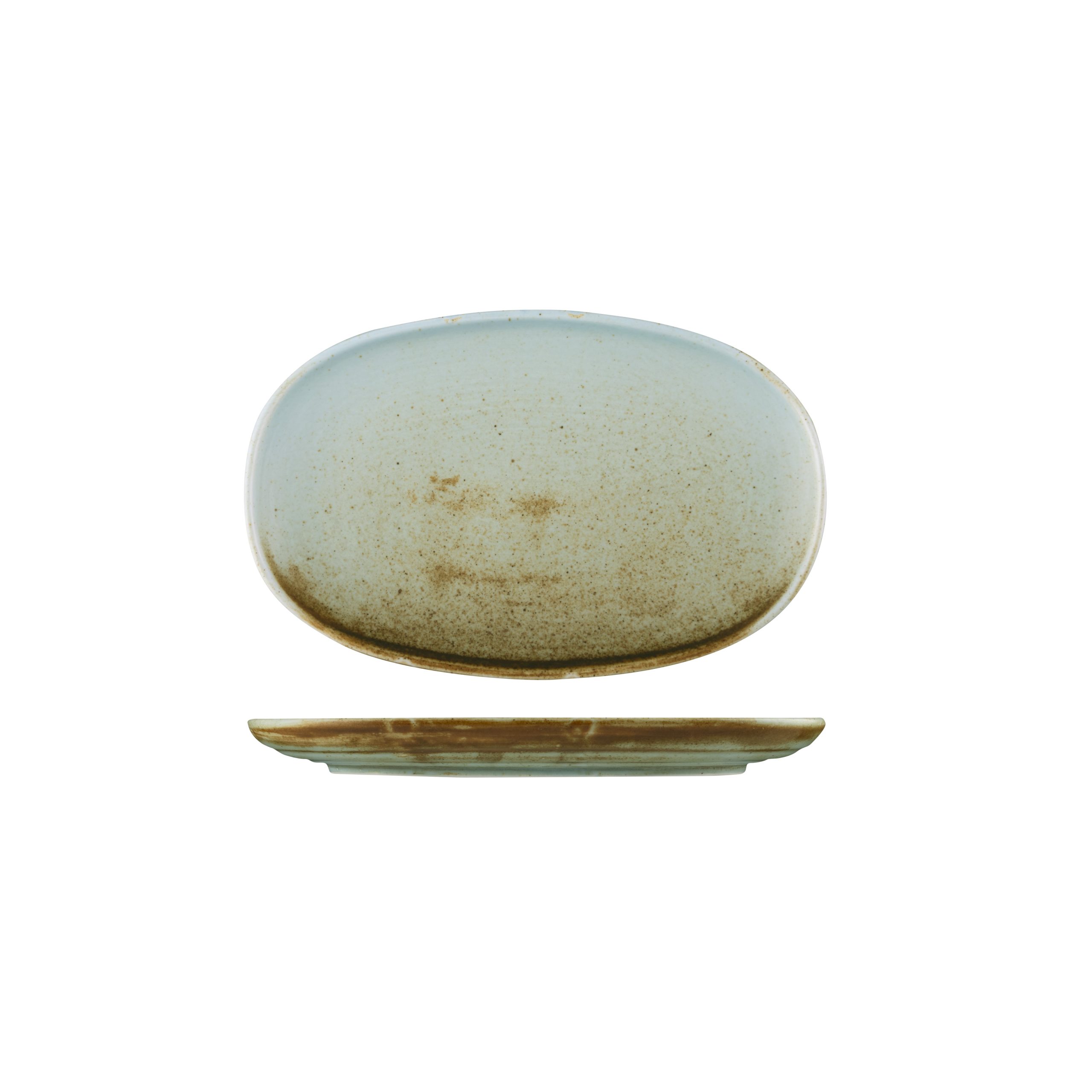 Moda Porcelain Nourish Oval Coupe Plate