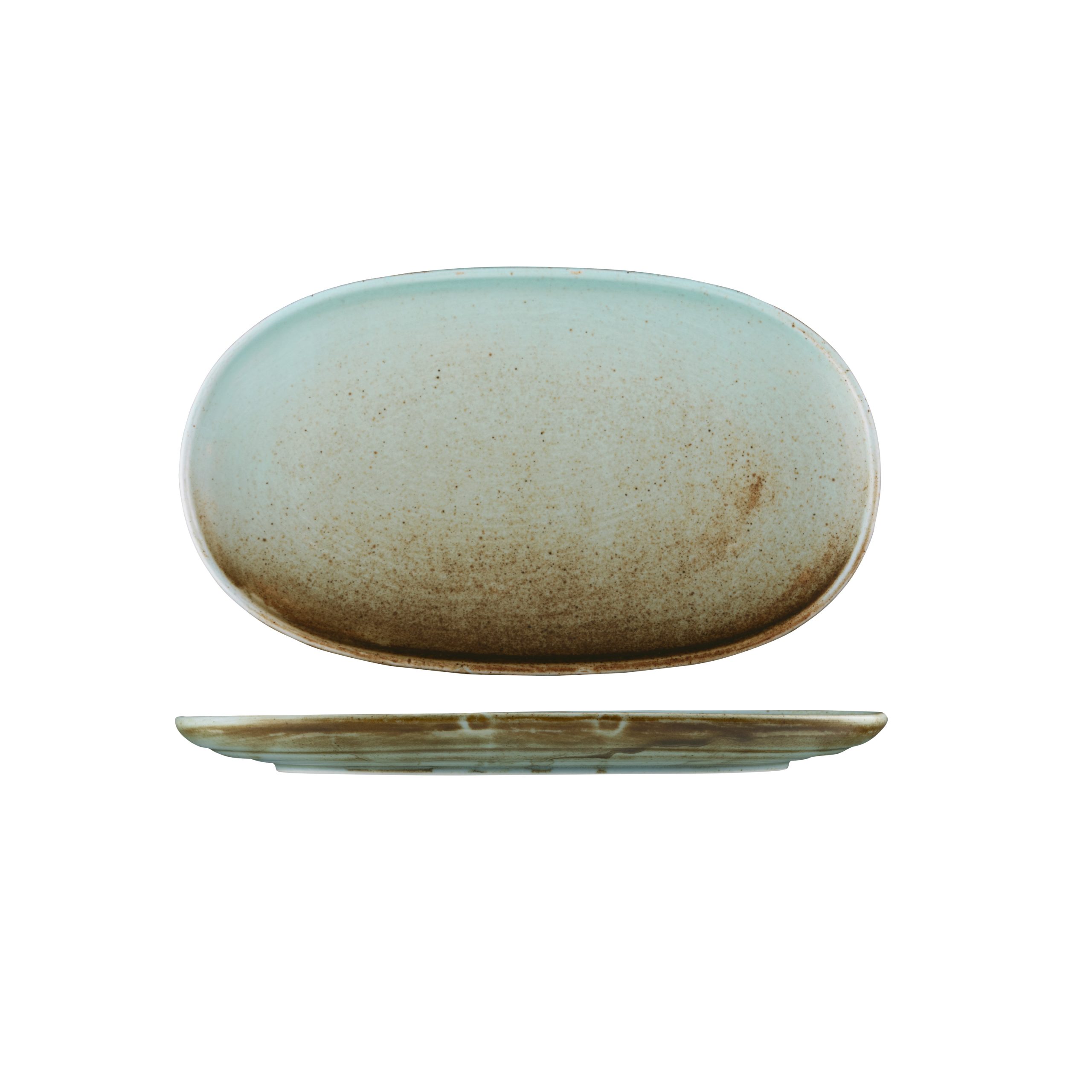 Moda Porcelain Nourish Oval Coupe Plate