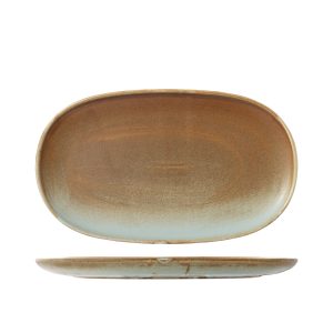 Moda Porcelain Nourish Oval Coupe Plate