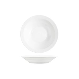 Core White Banquet Round Pasta Plate 230x40mm