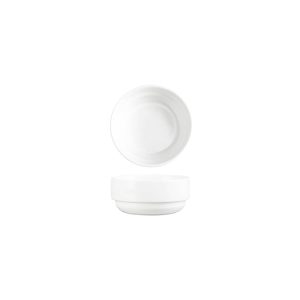 Core White Banquet Oatmeal Bowl Stack 110x50mm