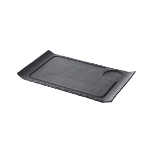 Basalt Hamburger Plate 330x200mm