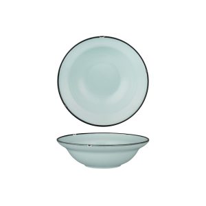 Luzerne TinTin Blue with Black Line - Round Deep Bowl