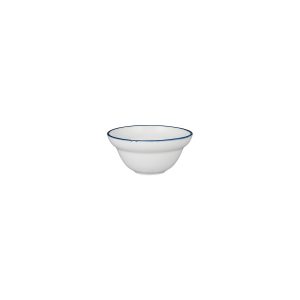 Luzerne TinTin White with Navy Line - Round Deep Bowl