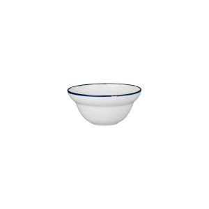 Luzerne TinTin White with Navy Line - Round Deep Bowl