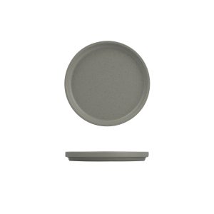 Luzerne Dune Ash Round Stackable Plate
