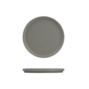 Luzerne Dune Ash Round Stackable Plate