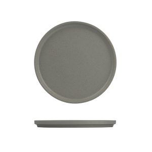 Luzerne Dune Ash Round Stackable Plate