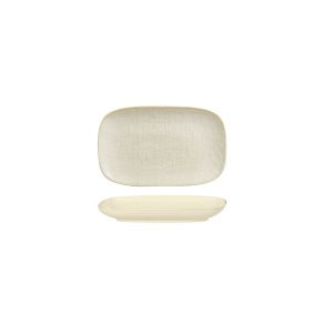 Luzerne Linen Reactive White Rectangular Share Plate