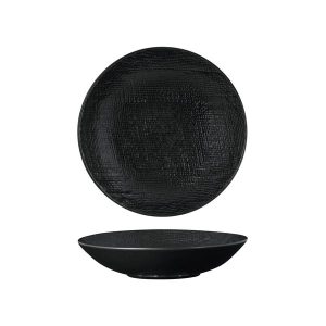 Luzerne Linen Matte Black Share Bowl