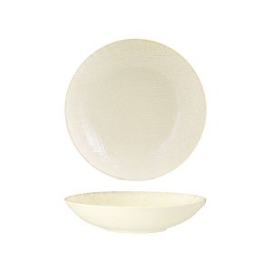 Luzerne Linen Reactive White Share Bowl
