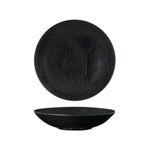 Luzerne Linen Matte Black Share Bowl