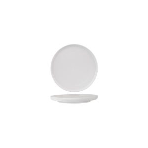 Luzerne Signature White Round Walled Plate