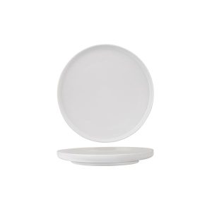 Luzerne Signature White Round Walled Plate