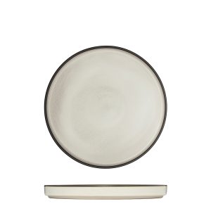 Luzerne Mod Dusted White Round Stackable Plate