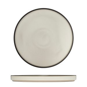 Luzerne Mod Dusted White Round Stackable Plate