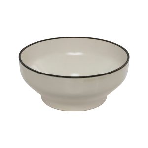 Luzerne Mod Dusted White Round Bowl