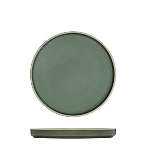 Luzerne Mod Smokey Basil Round Stackable Plate