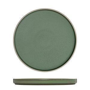 Luzerne Mod Smokey Basil Round Stackable Plate