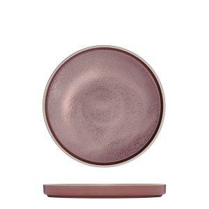 Luzerne Mod Smokey Plum Round Stackable Plate